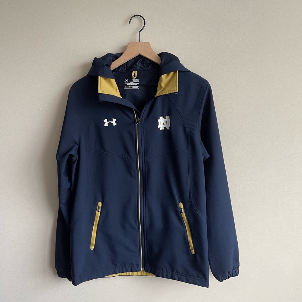 Under Armour Notre Dame Hooded Soft Shell Weather Jacket